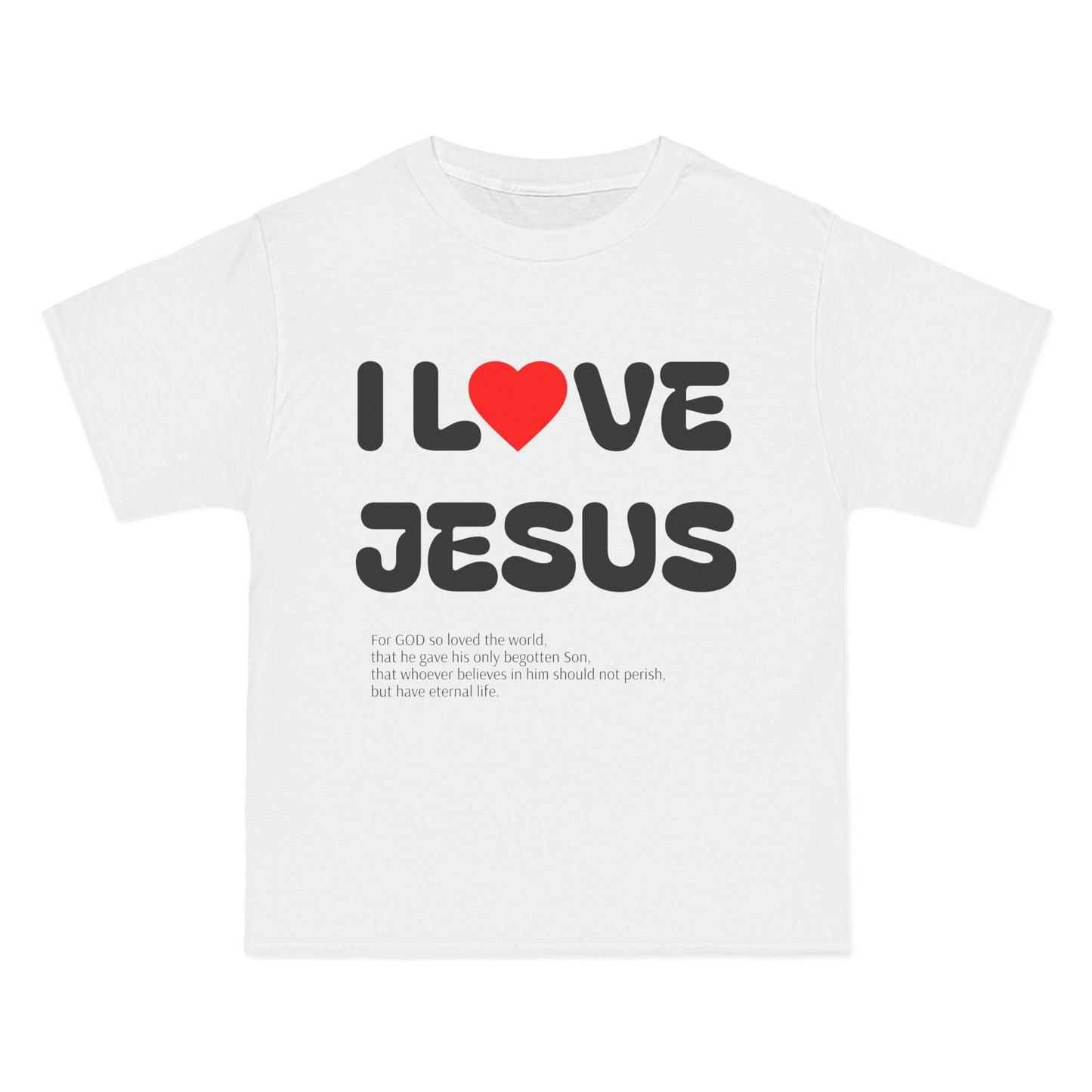I Love Jesus Short-Sleeve T-Shirt, Christian Apparel