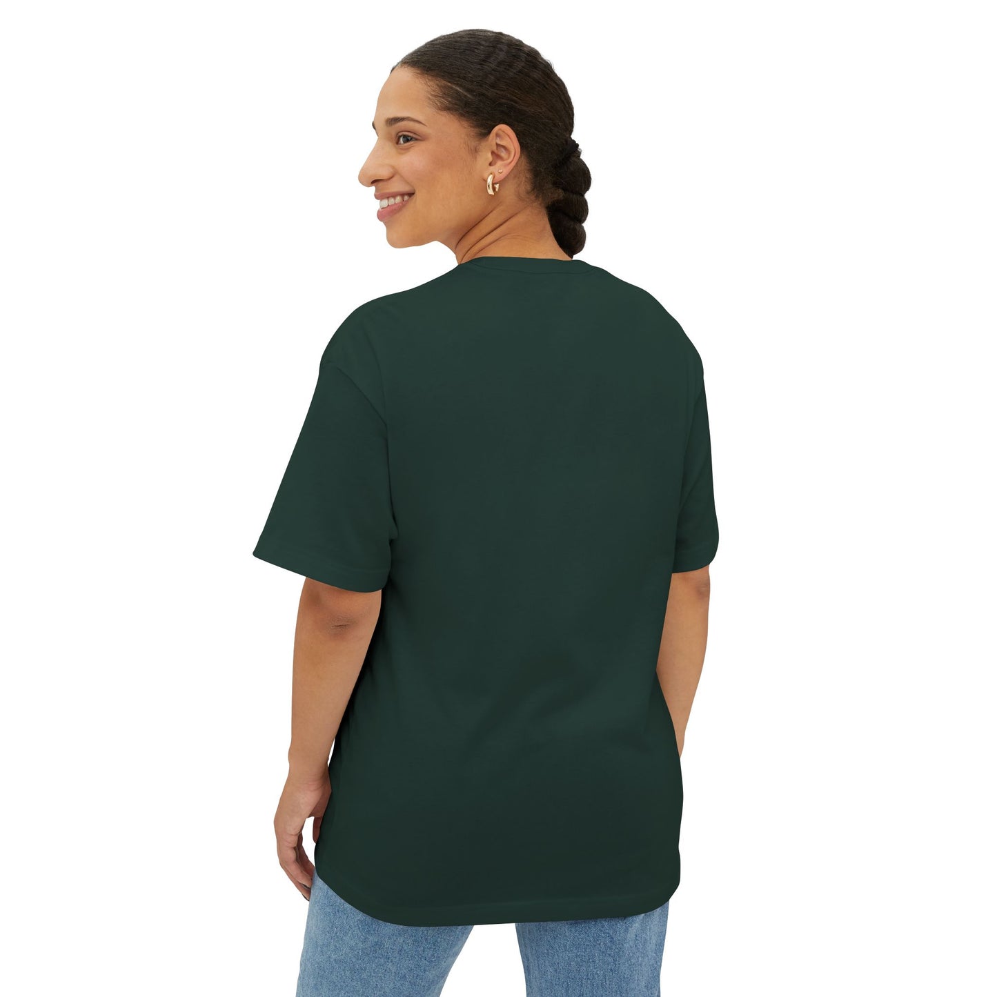 Inspirational Oversized Tee - "With God All Things Are Possible"