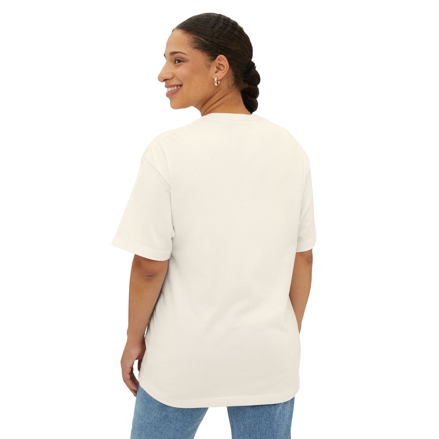 Inspirational Oversized Tee - "With God All Things Are Possible"