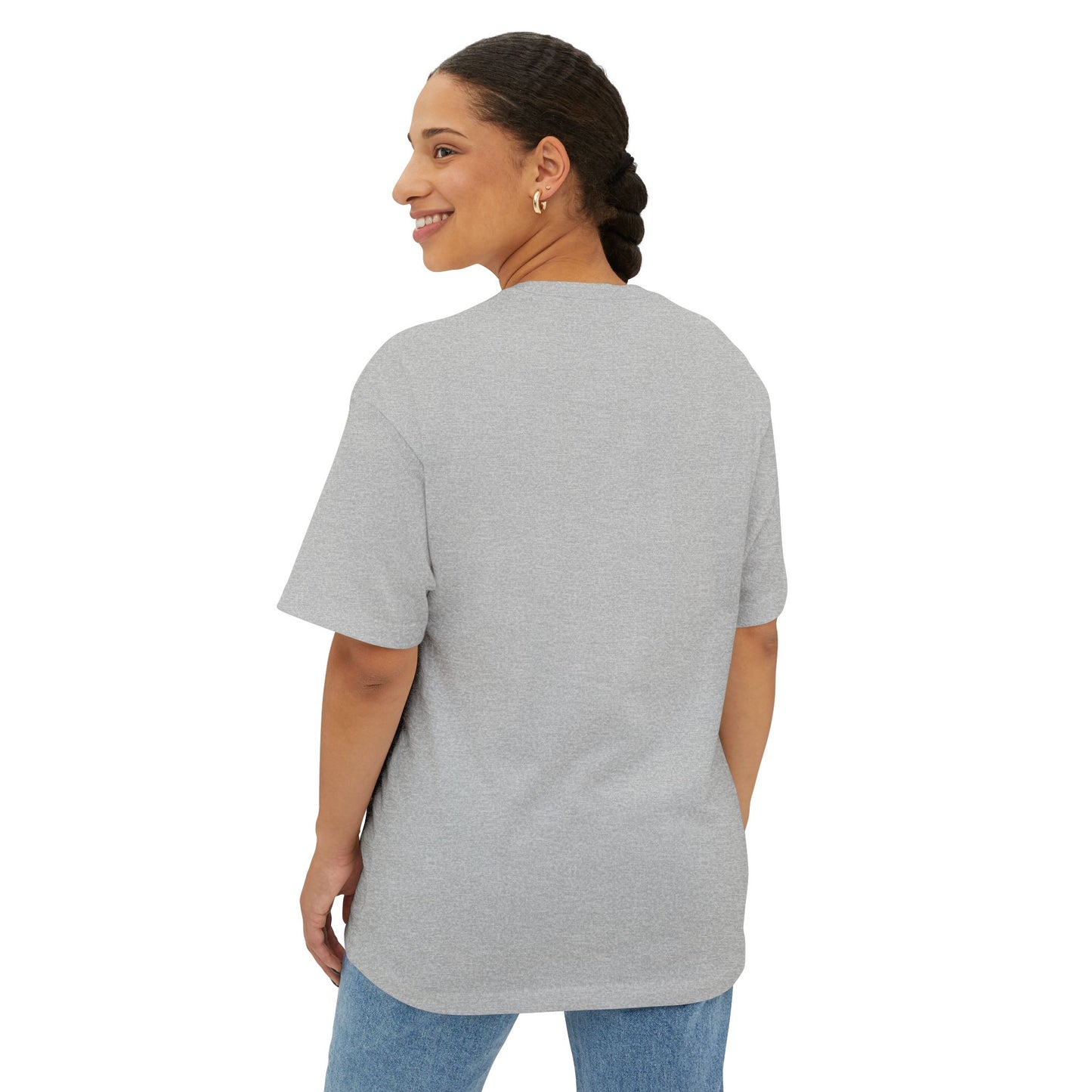 Inspirational Oversized Tee - "With God All Things Are Possible"