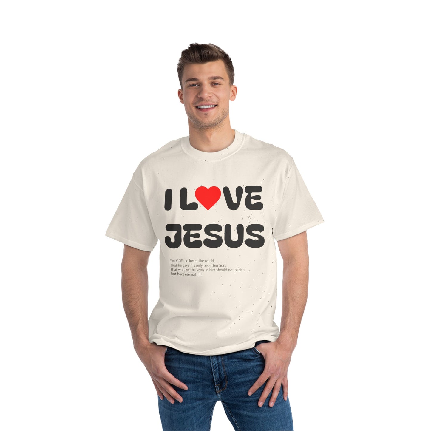 I Love Jesus Short-Sleeve T-Shirt, Christian Apparel
