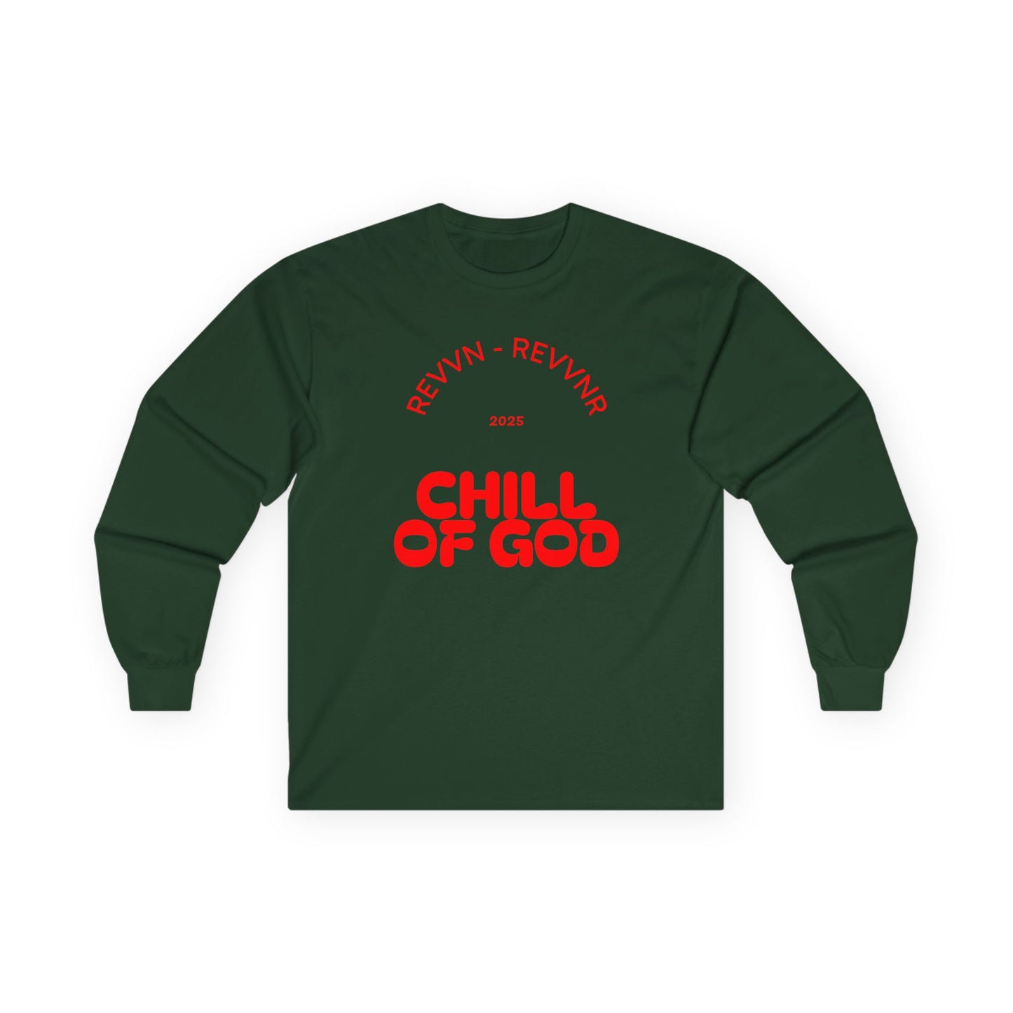 Unisex Long Sleeve Tee - Chill of God Graphic