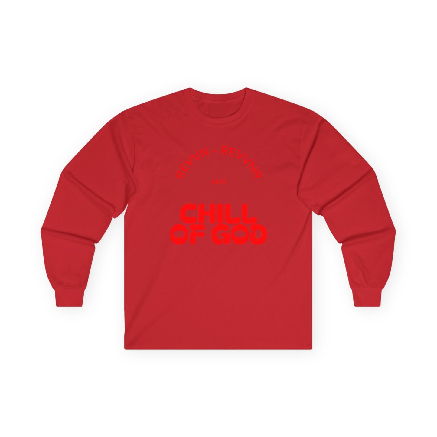 Unisex Long Sleeve Tee - Chill of God Graphic