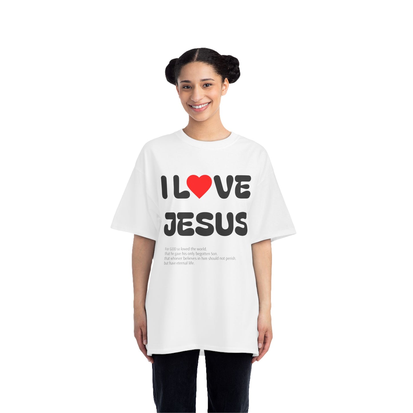 I Love Jesus Short-Sleeve T-Shirt, Christian Apparel
