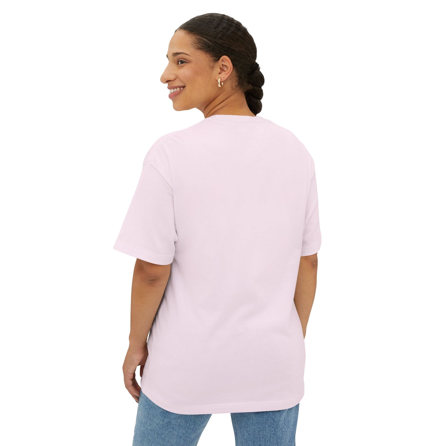 Inspirational Oversized Tee - "With God All Things Are Possible"