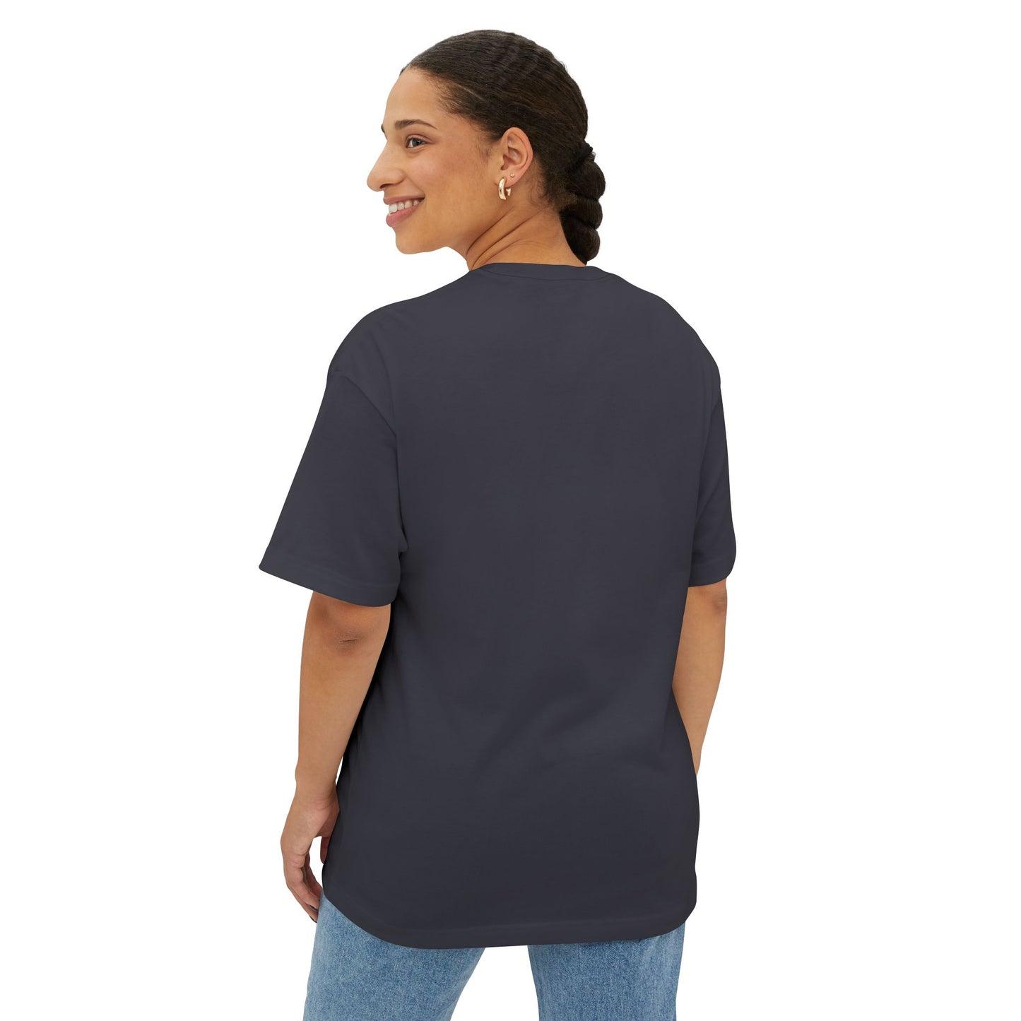 Inspirational Oversized Tee - "With God All Things Are Possible"