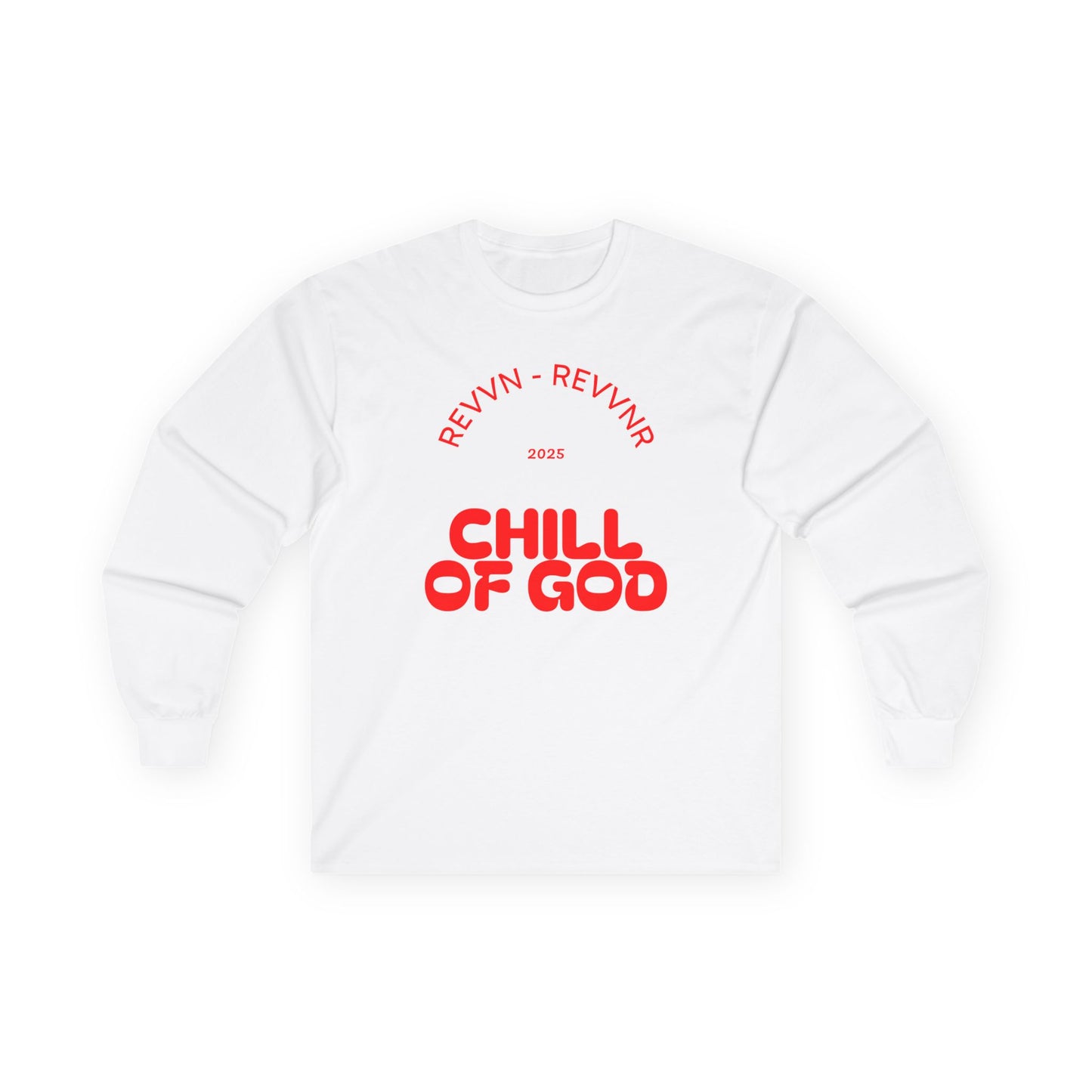 Unisex Long Sleeve Tee - Chill of God Graphic
