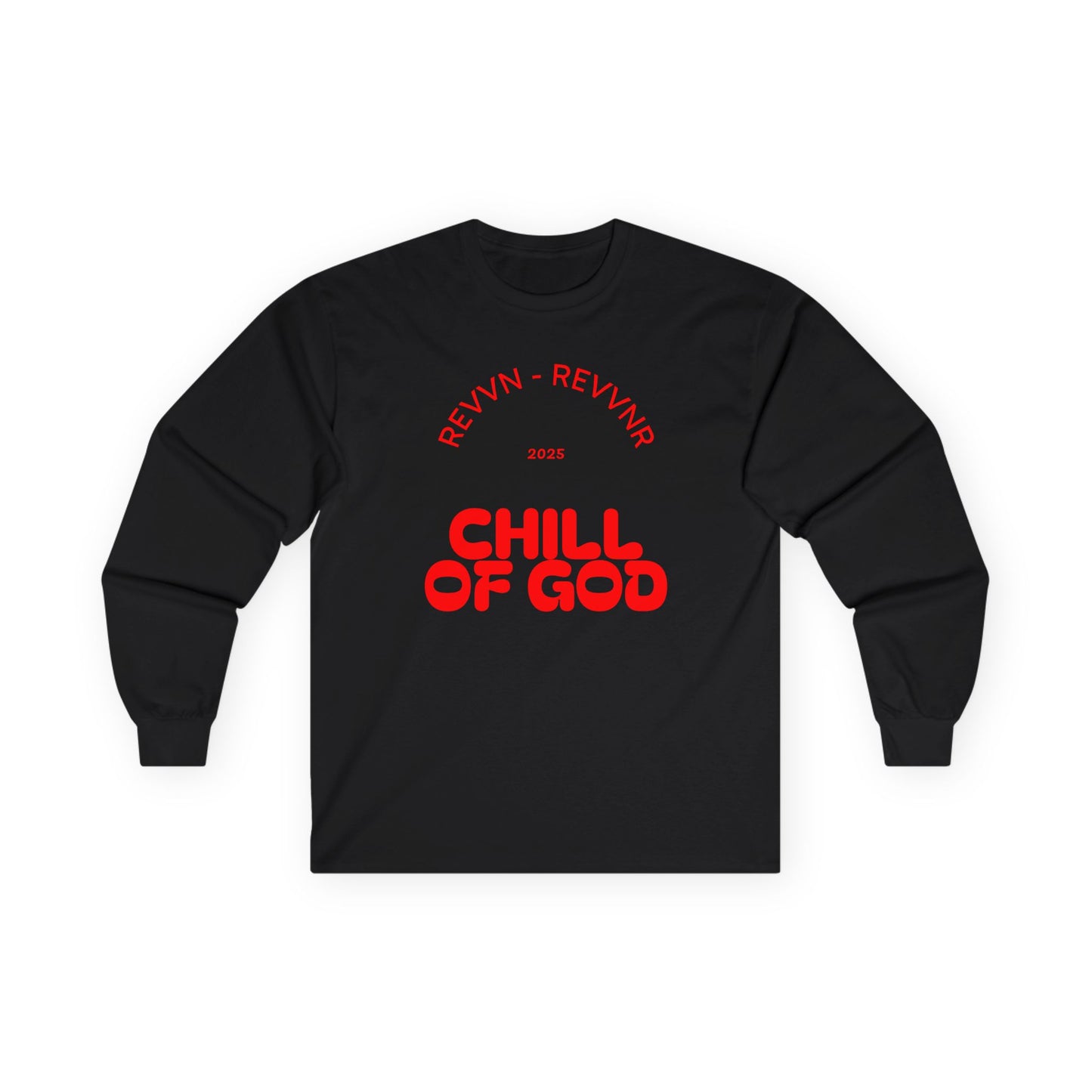 Unisex Long Sleeve Tee - Chill of God Graphic