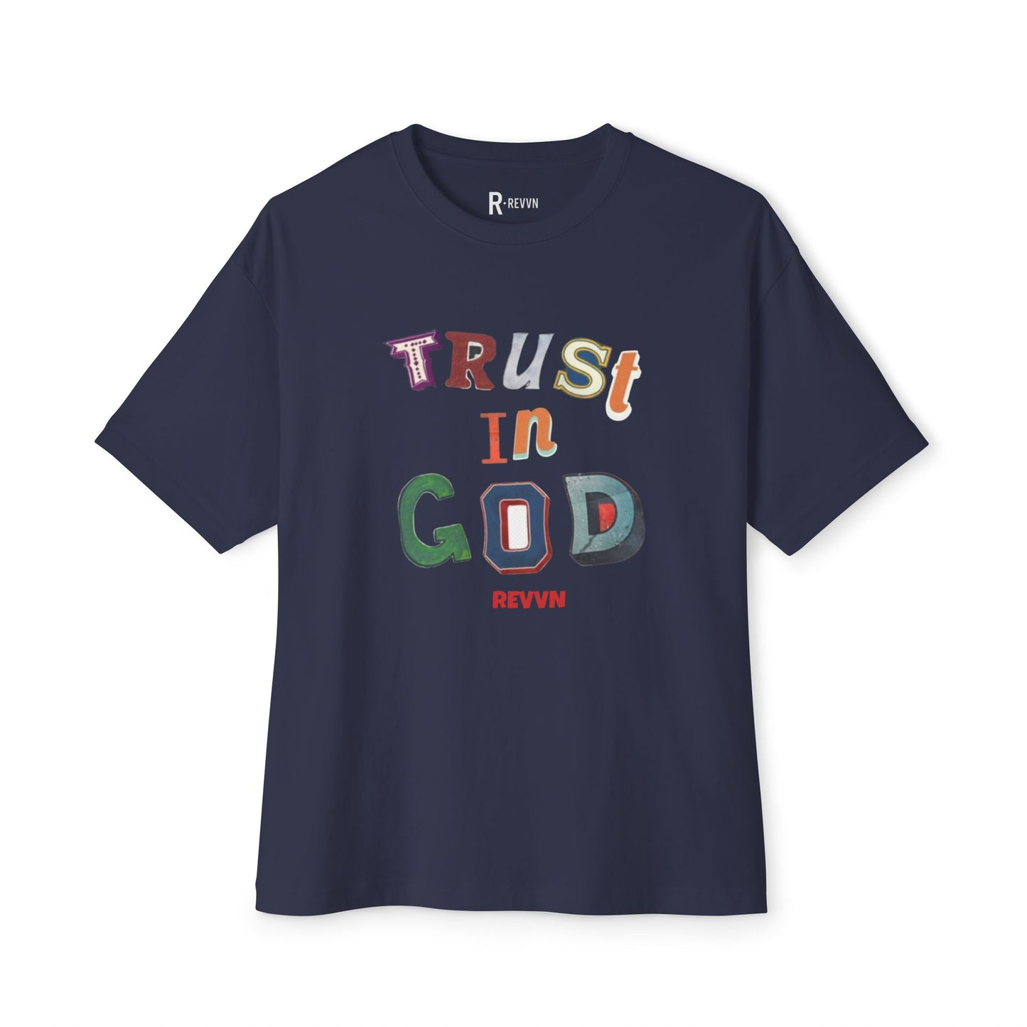 Trust in God Oversized Tee, Unisex Spiritual Shirt