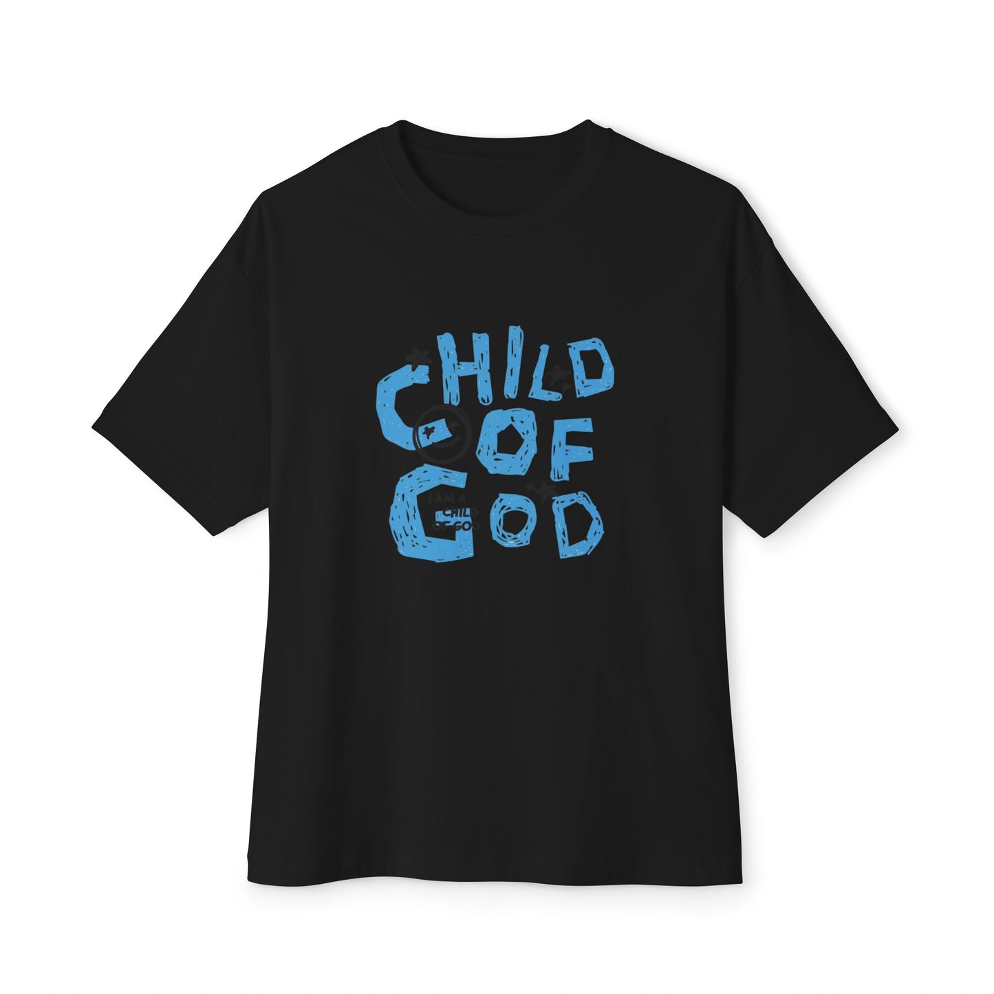 Children of God Oversized Tee – Comfortable Unisex Boxy Shirt for Faith