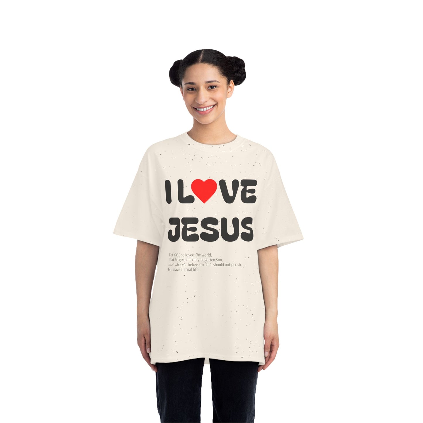I Love Jesus Short-Sleeve T-Shirt, Christian Apparel