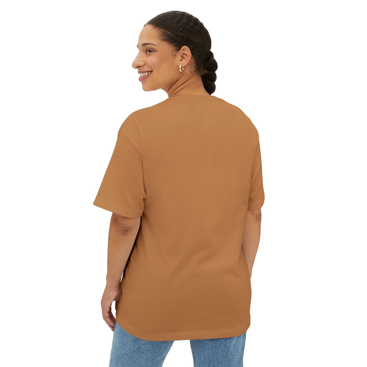 Inspirational Oversized Tee - "With God All Things Are Possible"