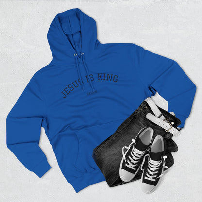 Jesus Is King Three-Panel Fleece Hoodie