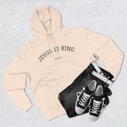 Jesus Is King Three-Panel Fleece Hoodie