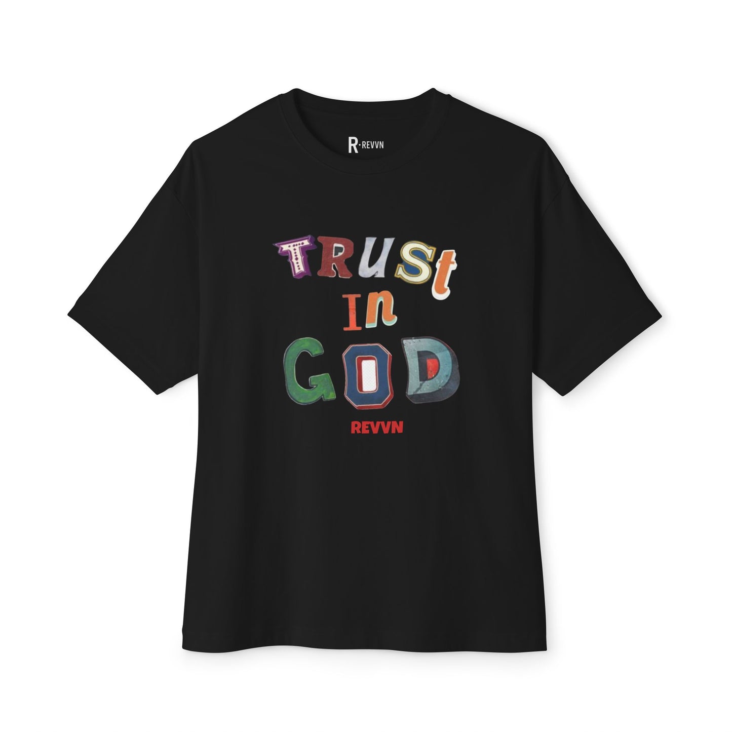 Trust in God Oversized Tee, Unisex Spiritual Shirt