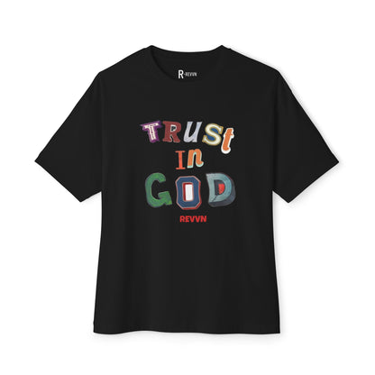 Trust in God Oversized Tee, Unisex Spiritual Shirt