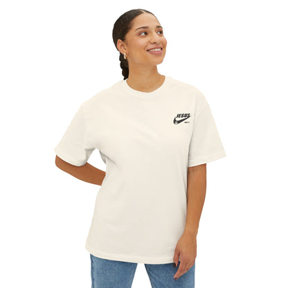 Faith Over Fear Unisex Oversized Boxy Tee