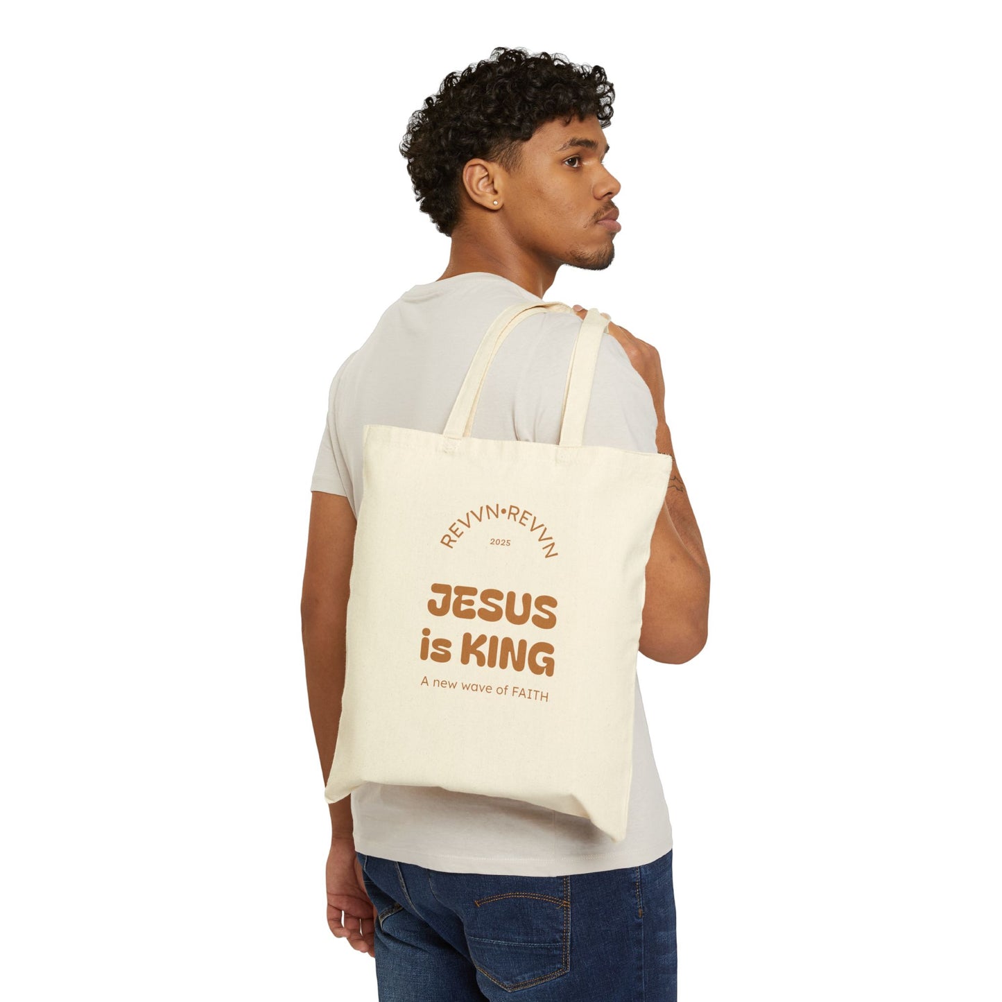 Jesus is King - Cotton Tote Bag