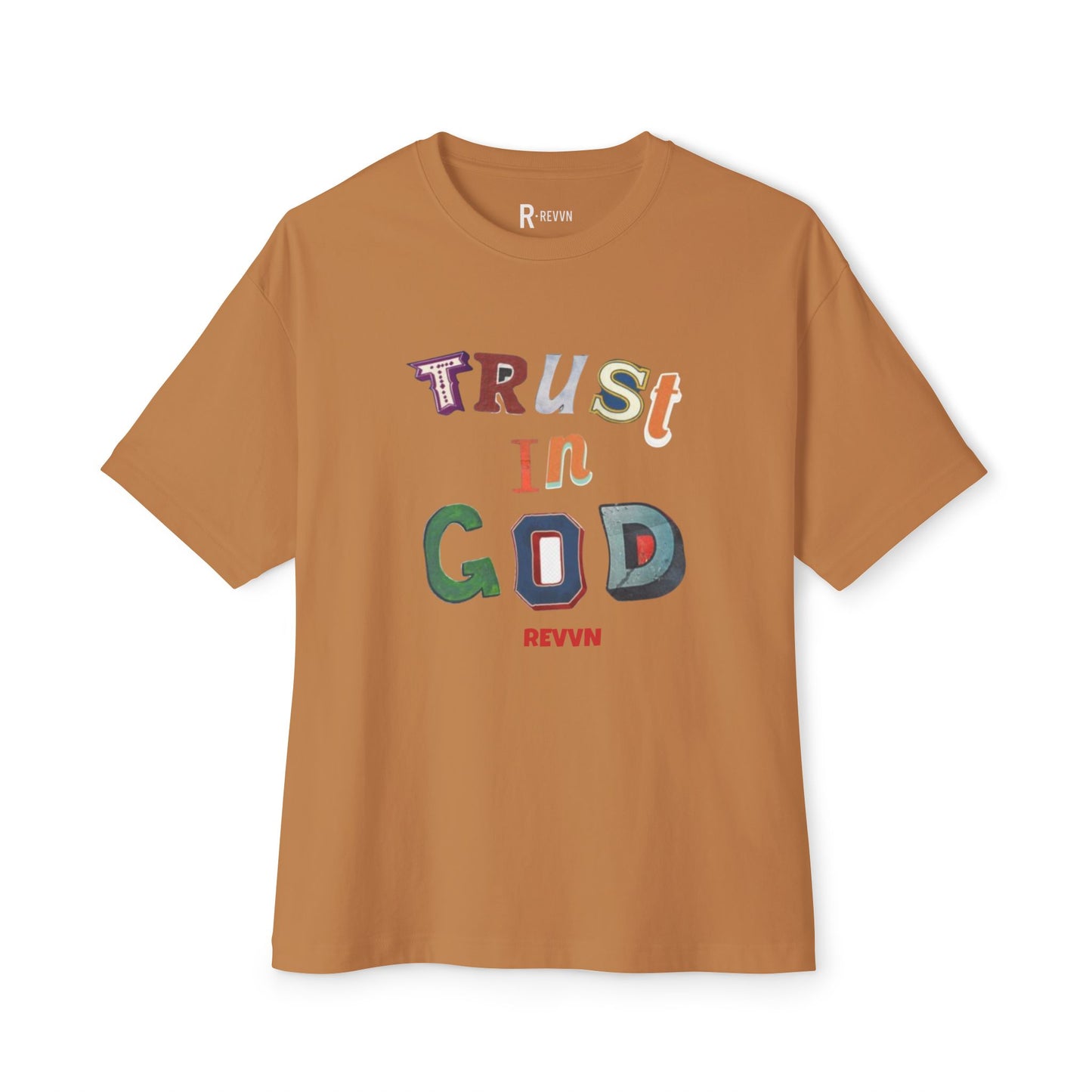 Trust in God Oversized Tee, Unisex Spiritual Shirt