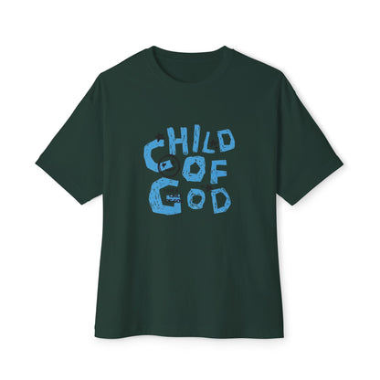 Children of God Oversized Tee – Comfortable Unisex Boxy Shirt for Faith