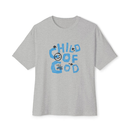 Children of God Oversized Tee – Comfortable Unisex Boxy Shirt for Faith