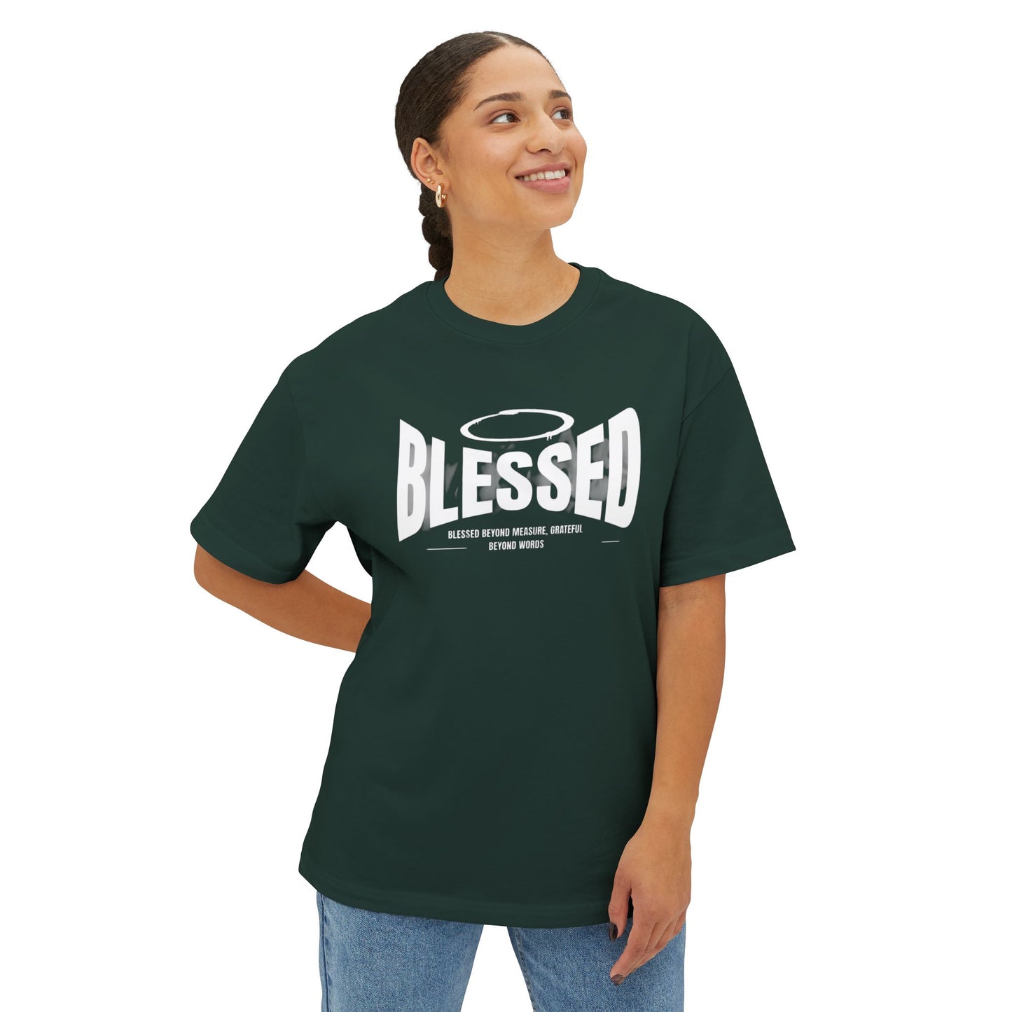Blessed Unisex Oversized Boxy Tee