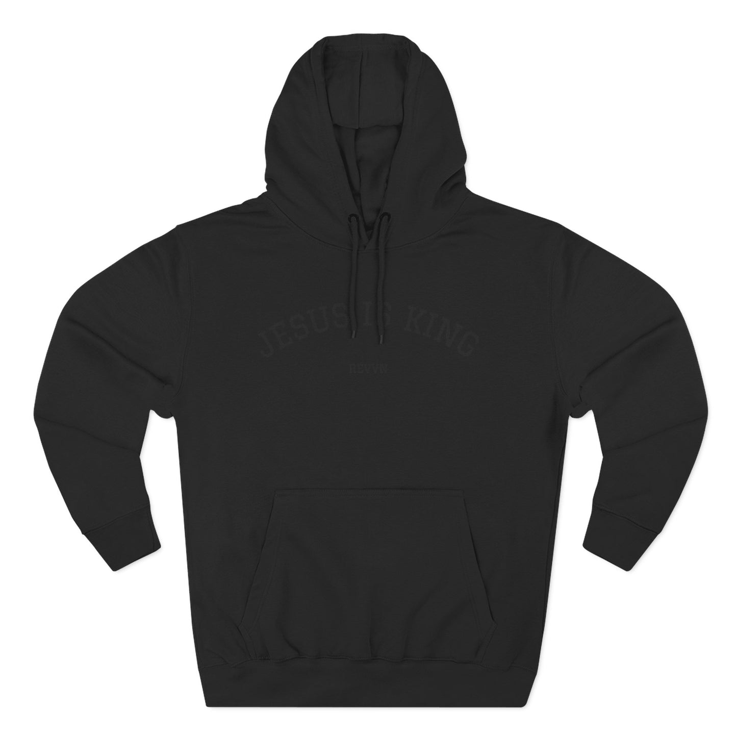 Jesus Is King Three-Panel Fleece Hoodie