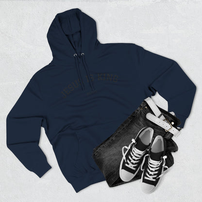 Jesus Is King Three-Panel Fleece Hoodie