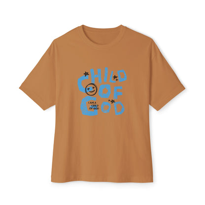 Children of God Oversized Tee – Comfortable Unisex Boxy Shirt for Faith