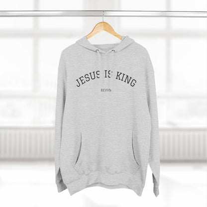 Jesus Is King Three-Panel Fleece Hoodie