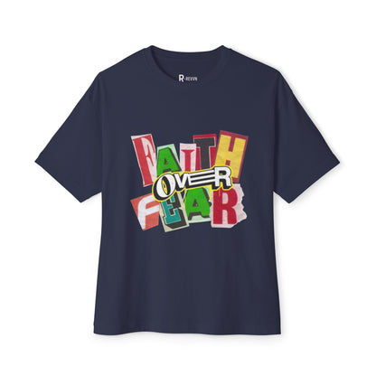 Unisex Oversized  "Faith Over Fear"