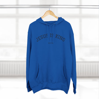 Jesus Is King Three-Panel Fleece Hoodie
