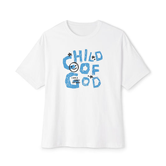 Children of God Oversized Tee – Comfortable Unisex Boxy Shirt for Faith, Casual Wear, Gifts, Spiritual Occasions, Back to School