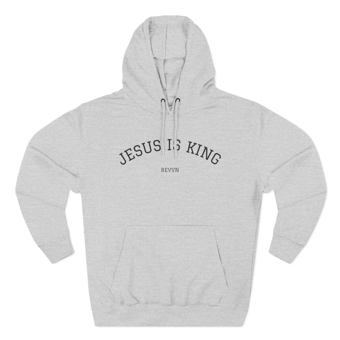 Jesus Is King Three-Panel Fleece Hoodie
