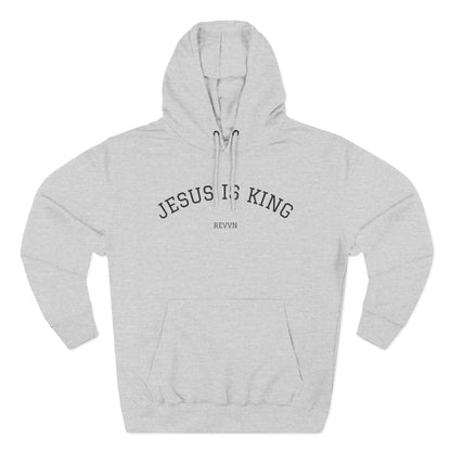 Jesus Is King Three-Panel Fleece Hoodie