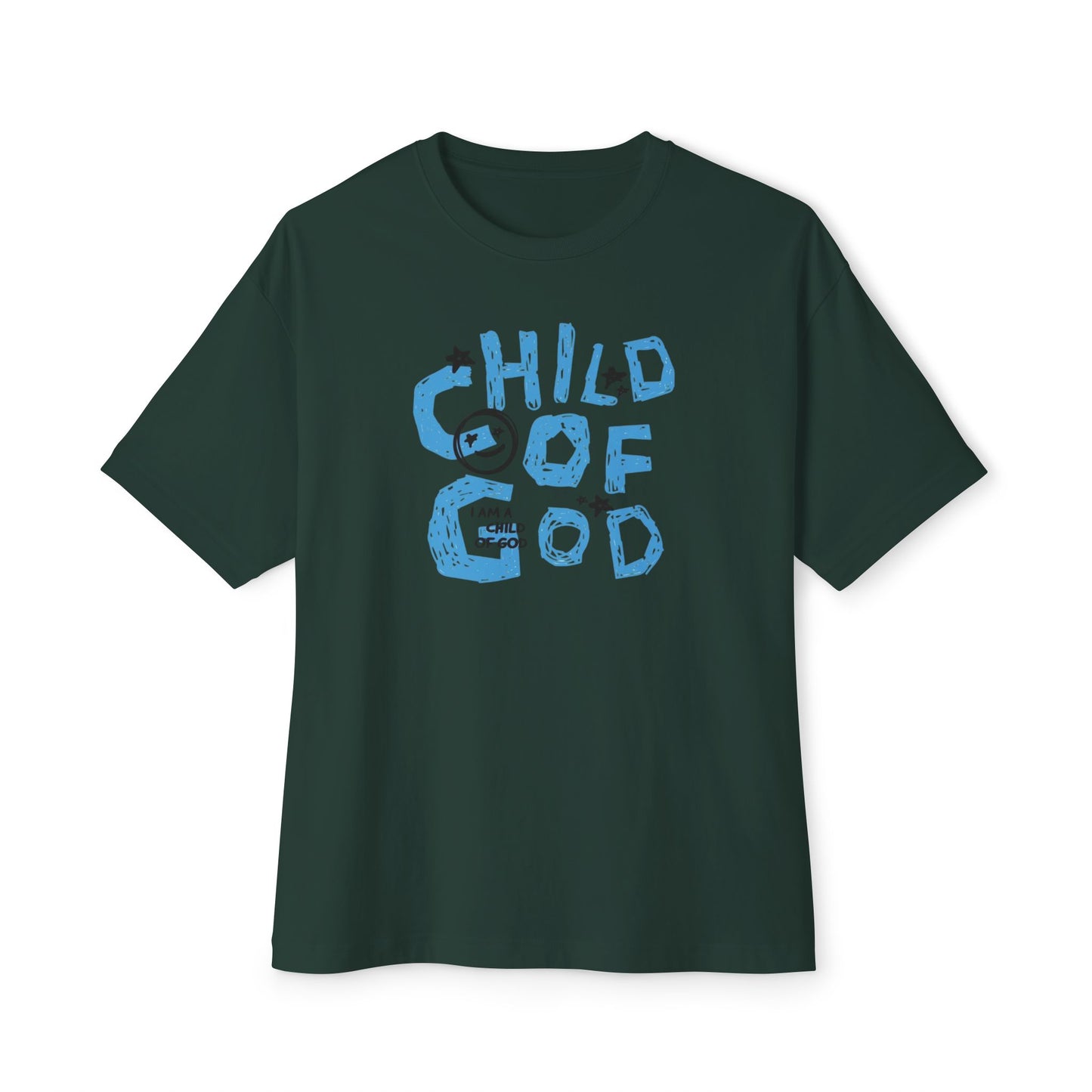 Children of God Oversized Tee – Comfortable Unisex Boxy Shirt for Faith, Casual Wear, Gifts, Spiritual Occasions, Back to School