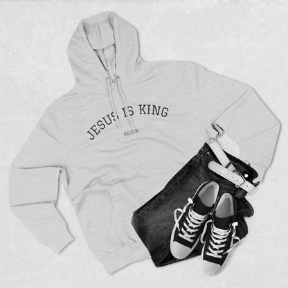 Jesus Is King Three-Panel Fleece Hoodie
