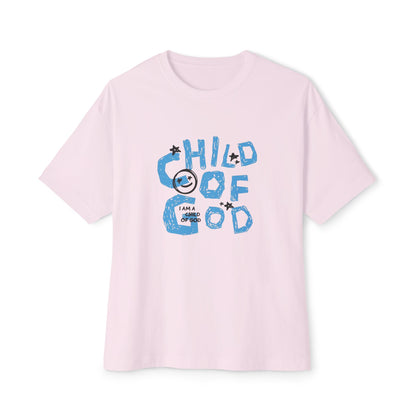 Children of God Oversized Tee – Comfortable Unisex Boxy Shirt for Faith