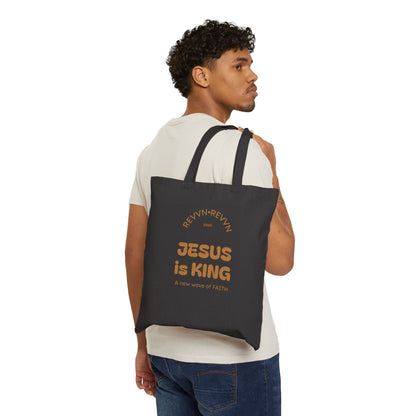 Jesus is King - Cotton Tote Bag