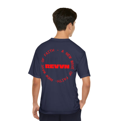 Men's Faith-Inspired Performance T-Shirt - Jesus Saves