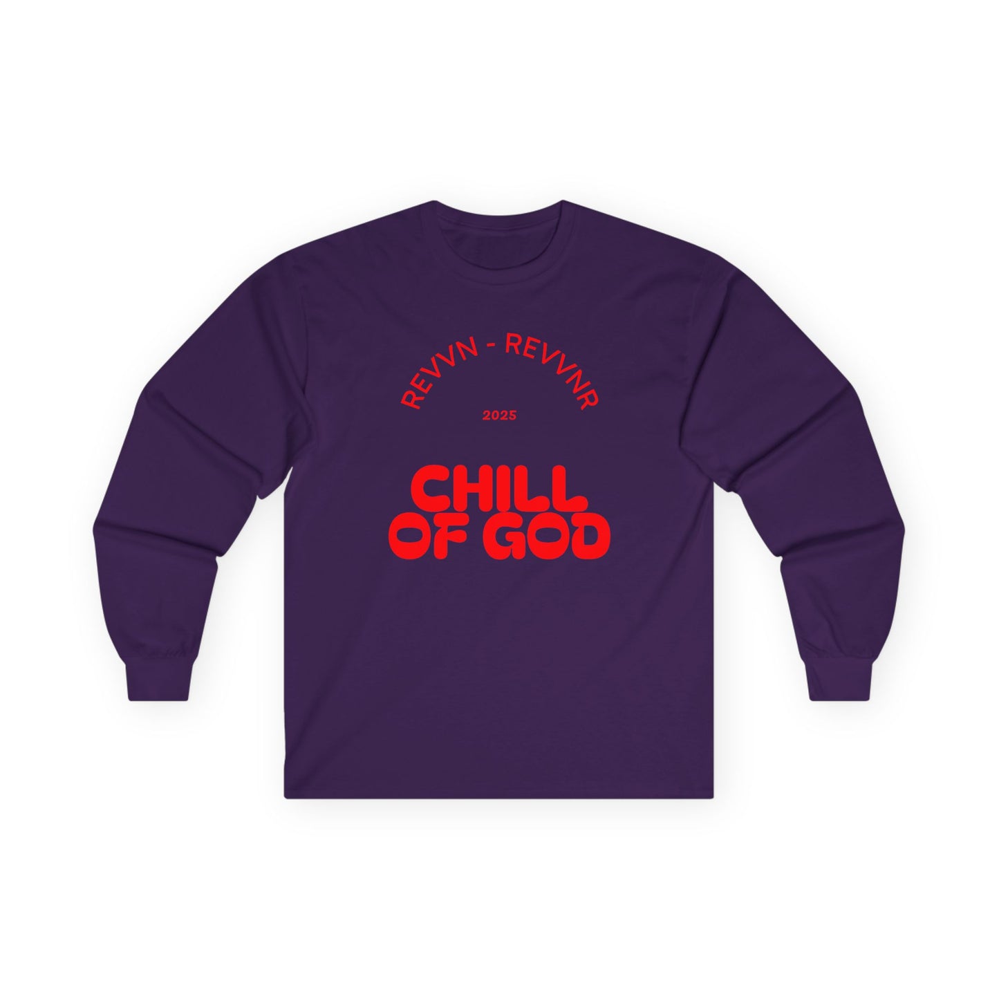 Unisex Long Sleeve Tee - Chill of God Graphic