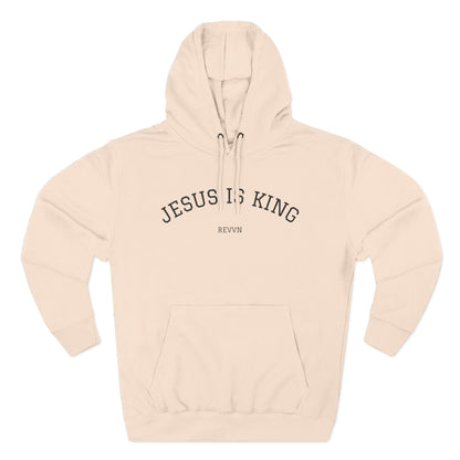Jesus Is King Three-Panel Fleece Hoodie