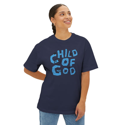 Children of God Oversized Tee – Comfortable Unisex Boxy Shirt for Faith, Casual Wear, Gifts, Spiritual Occasions, Back to School