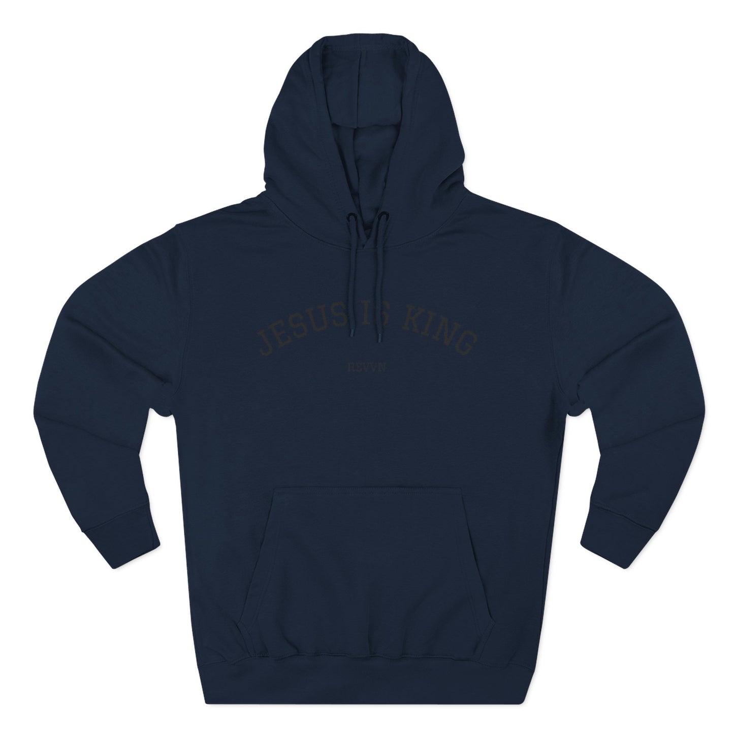 Jesus Is King Three-Panel Fleece Hoodie