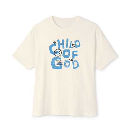 Children of God Oversized Tee – Comfortable Unisex Boxy Shirt for Faith, Casual Wear, Gifts, Spiritual Occasions, Back to School