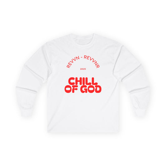 Unisex Long Sleeve Tee - Chill of God Graphic