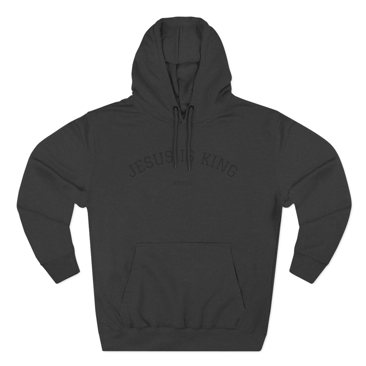 Jesus Is King Three-Panel Fleece Hoodie