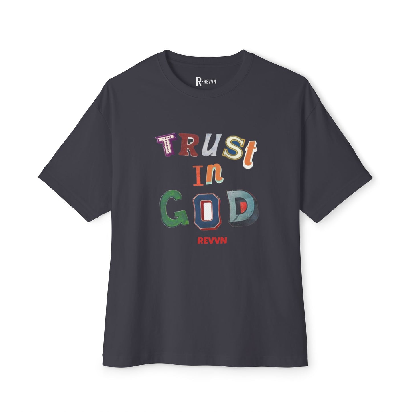 Trust in God Oversized Tee, Unisex Spiritual Shirt