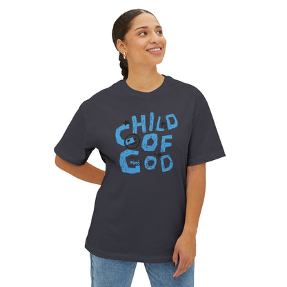 Children of God Oversized Tee – Comfortable Unisex Boxy Shirt for Faith, Casual Wear, Gifts, Spiritual Occasions, Back to School