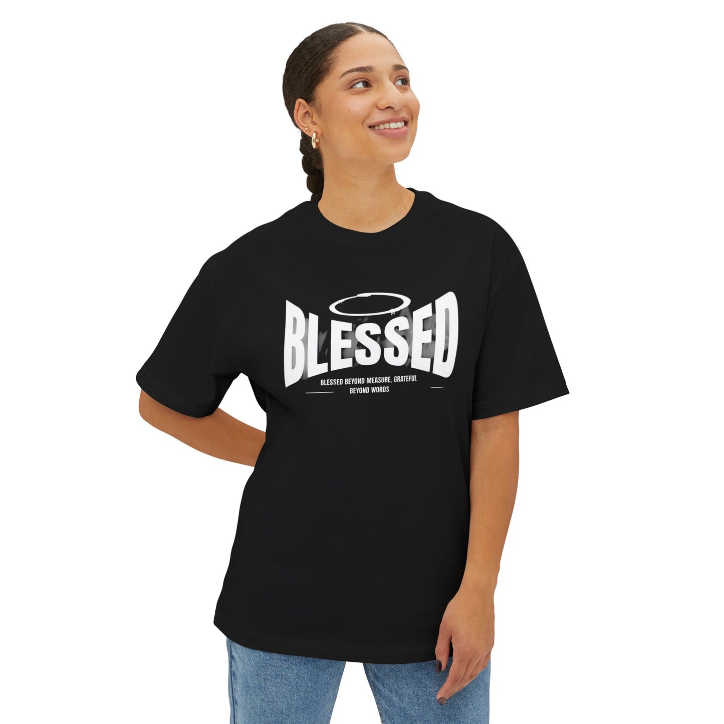 Blessed Unisex Oversized Boxy Tee